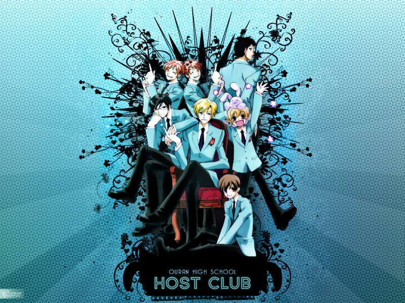 Anime Characters in School Uniforms — Blue, Dramatic, School Uniform, Chair