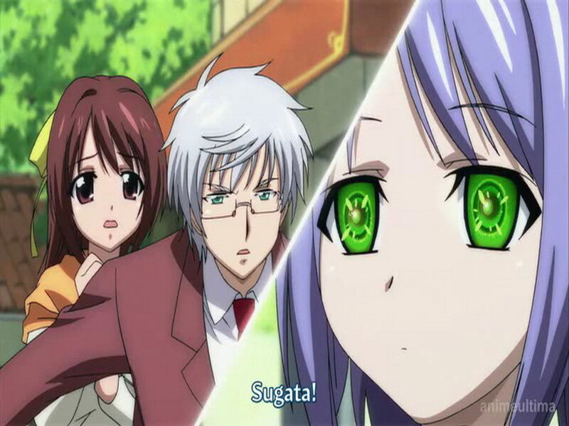 Anime Characters in School Uniforms — Purple