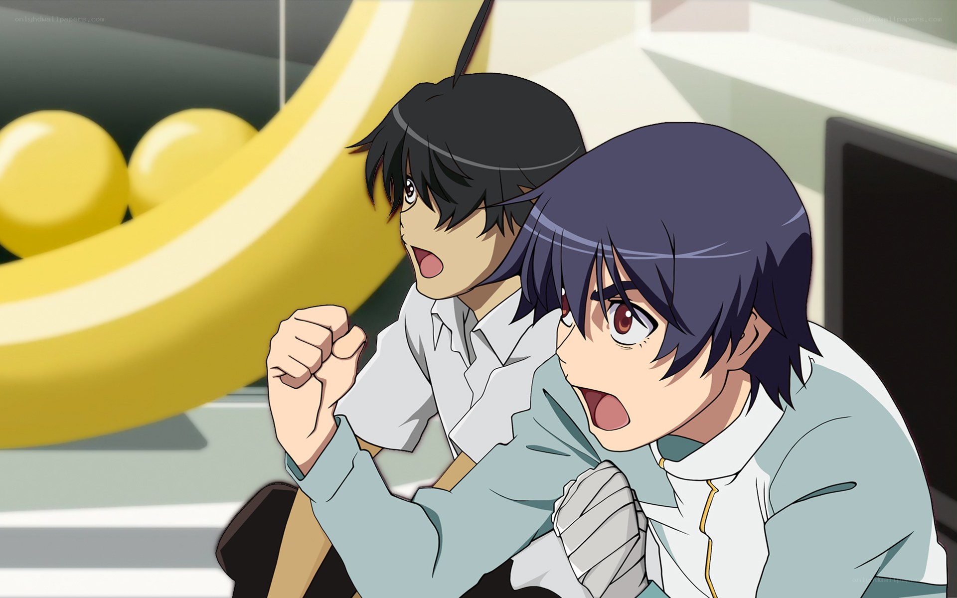 anime characters in shock