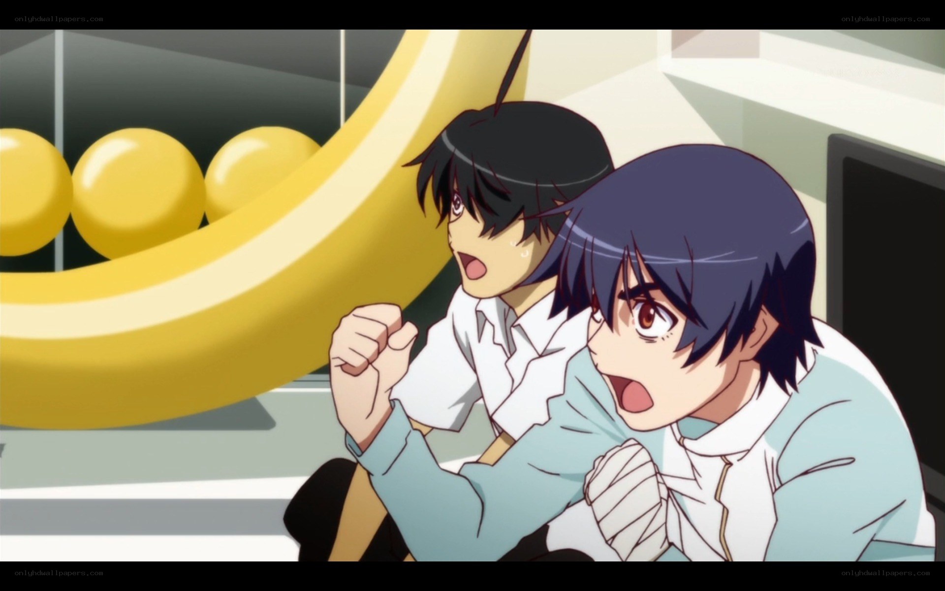anime characters in shock