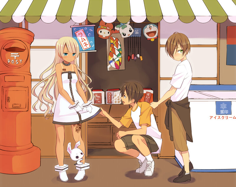 Anime Characters in Shop