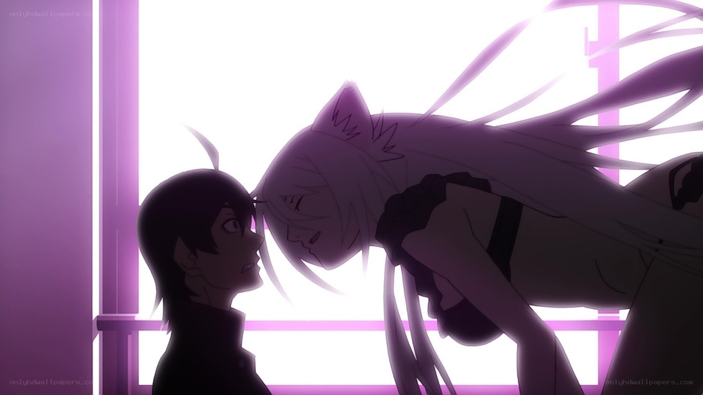 anime characters in silhouette