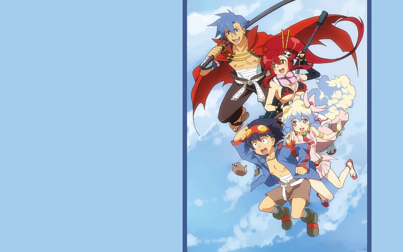 anime characters in sky