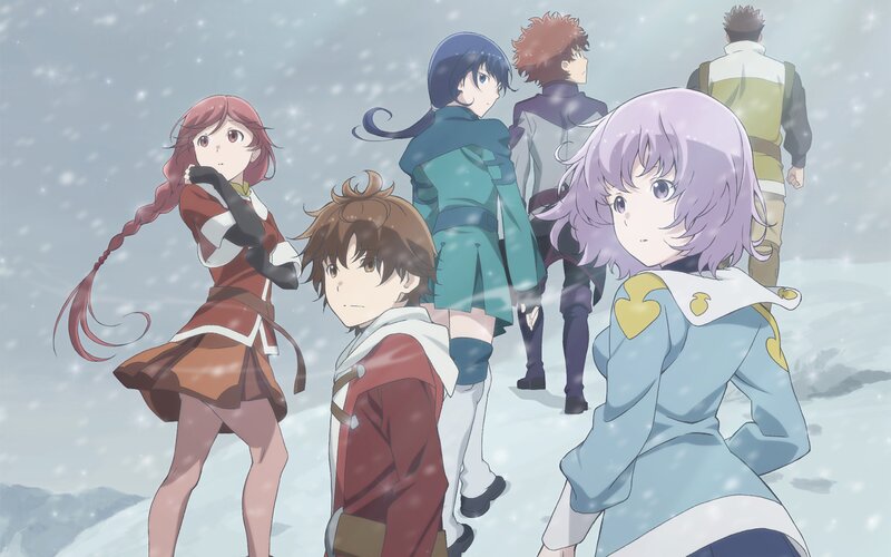Anime Characters in Snow — White, Cold