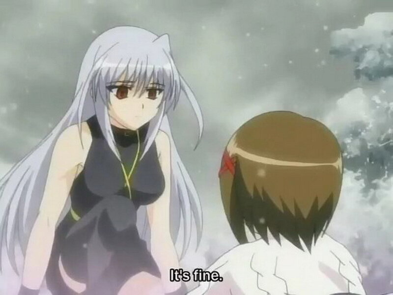 anime characters in snowy scene
