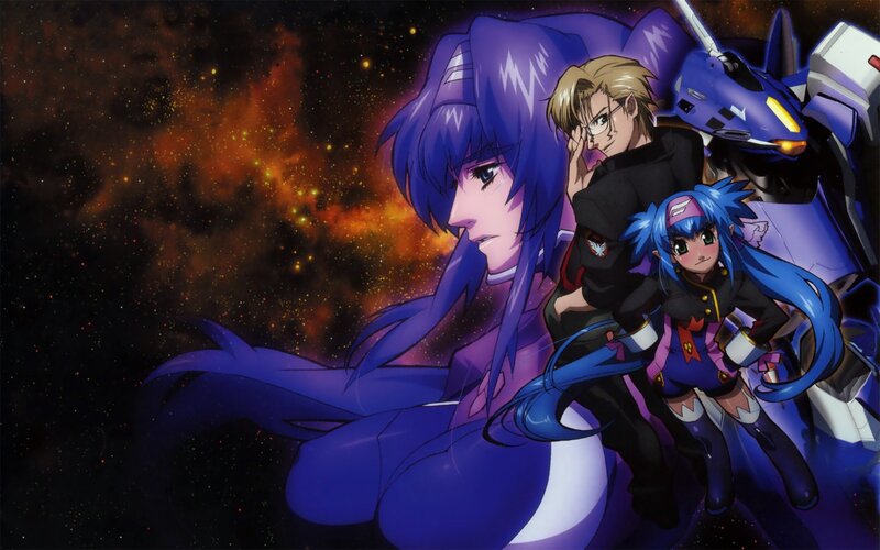anime characters in space