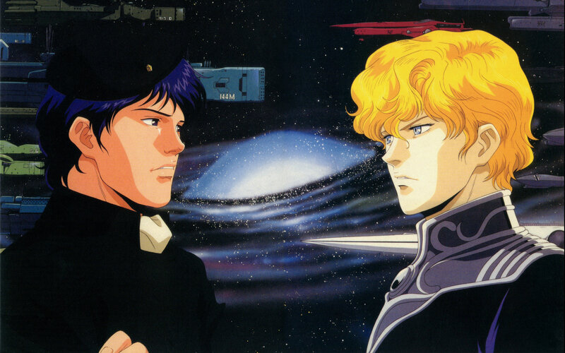 Anime characters in space