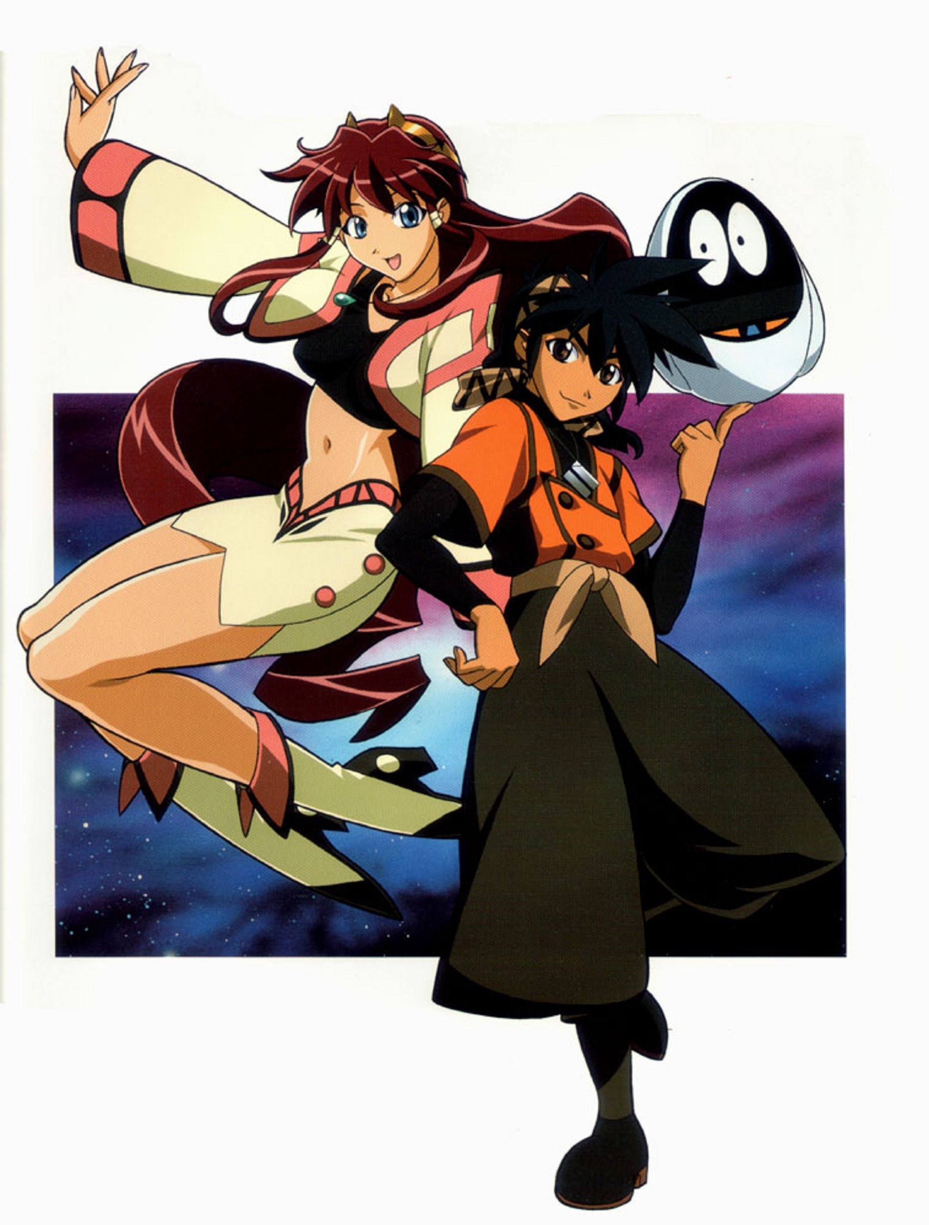 Anime characters in space