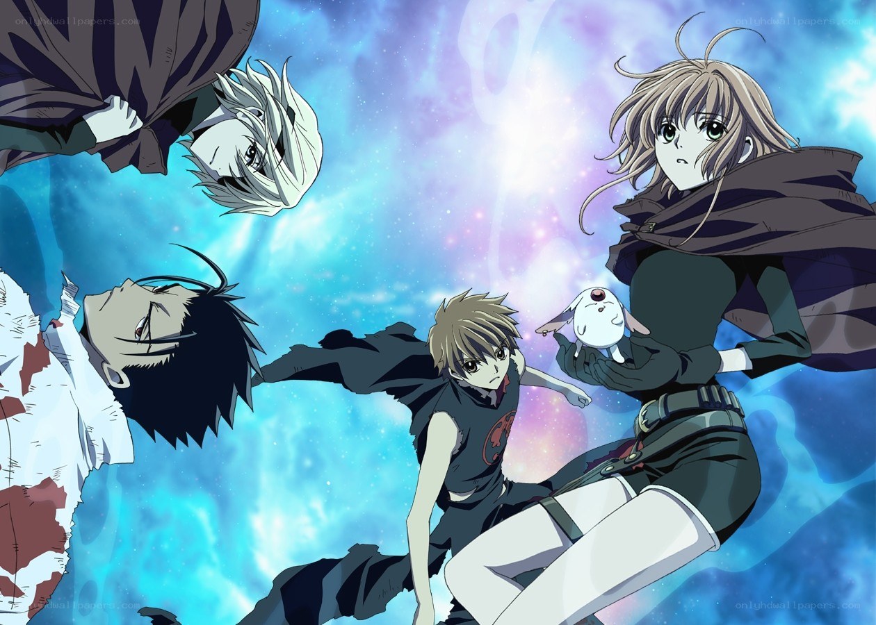Anime characters in space