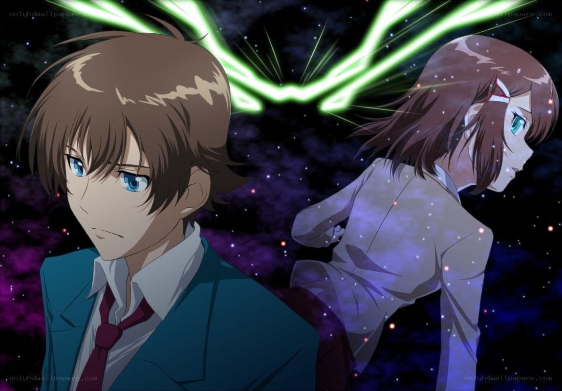 Anime characters in space