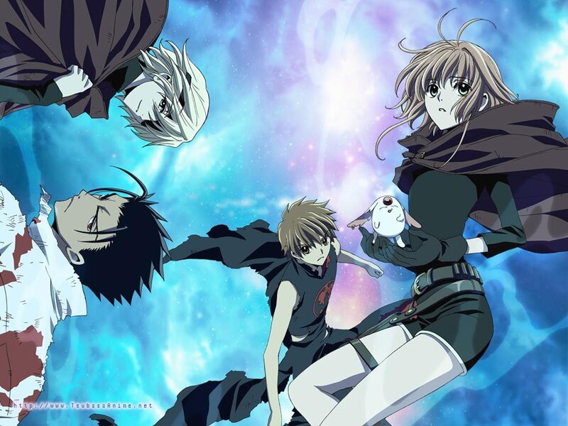 anime characters in space