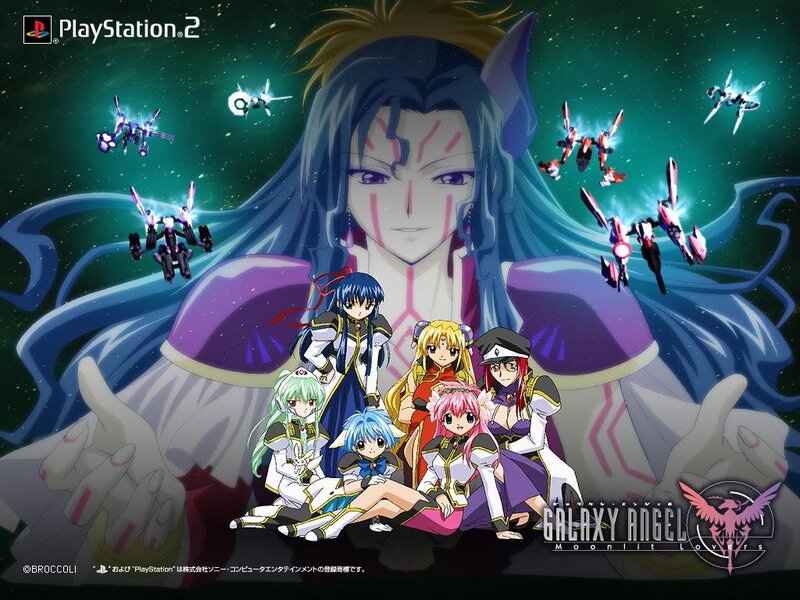 Anime Characters in Space — Blue, Dramatic, Night, Spaceships