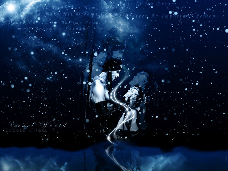 Anime Characters in Space — Blue