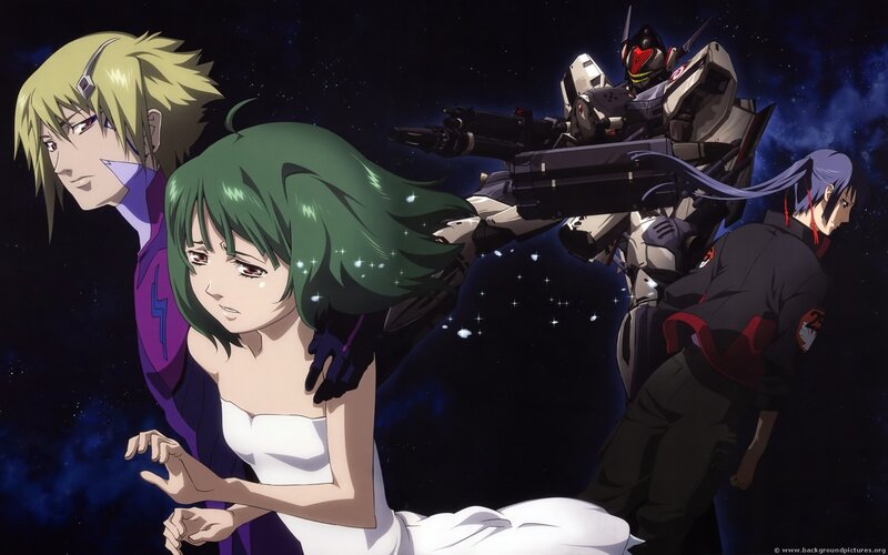 Anime Characters in Space — Green