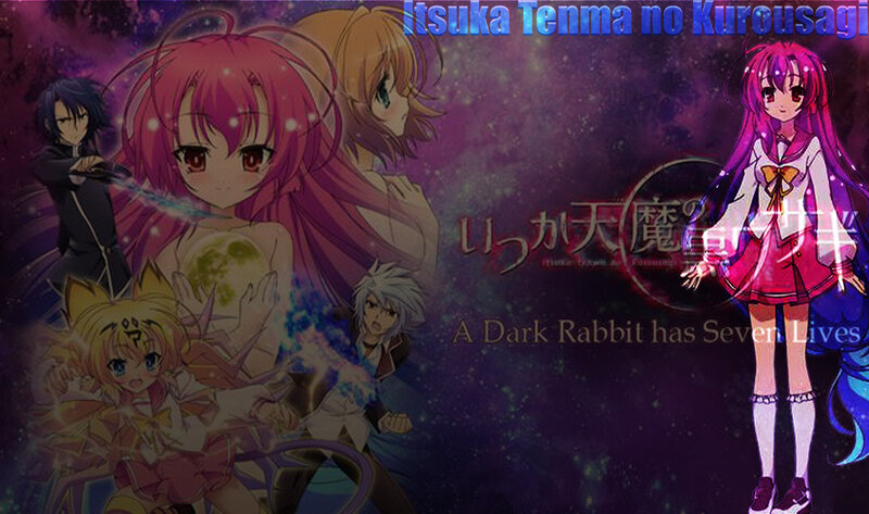 Anime Characters in Space — Purple, Dramatic, Night, Magic
