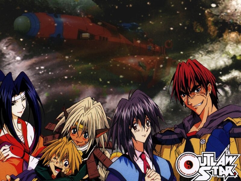 Anime Characters in Space — Purple, Dramatic, Night, Spaceship