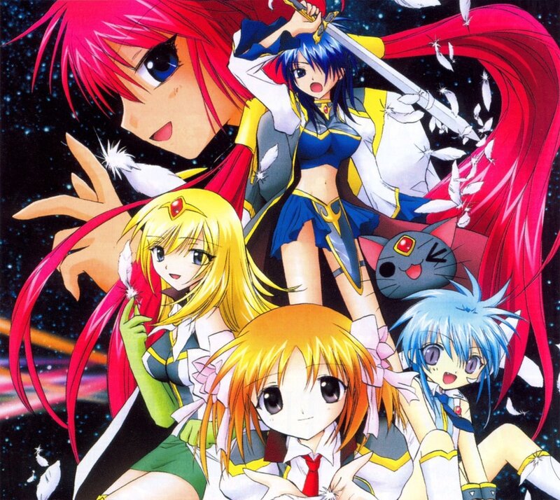 Anime Characters in Space — Red, Dramatic