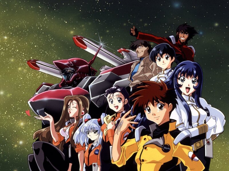 Anime Characters in Space — Yellow