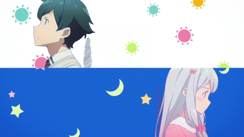 Anime Characters in Split Scene
