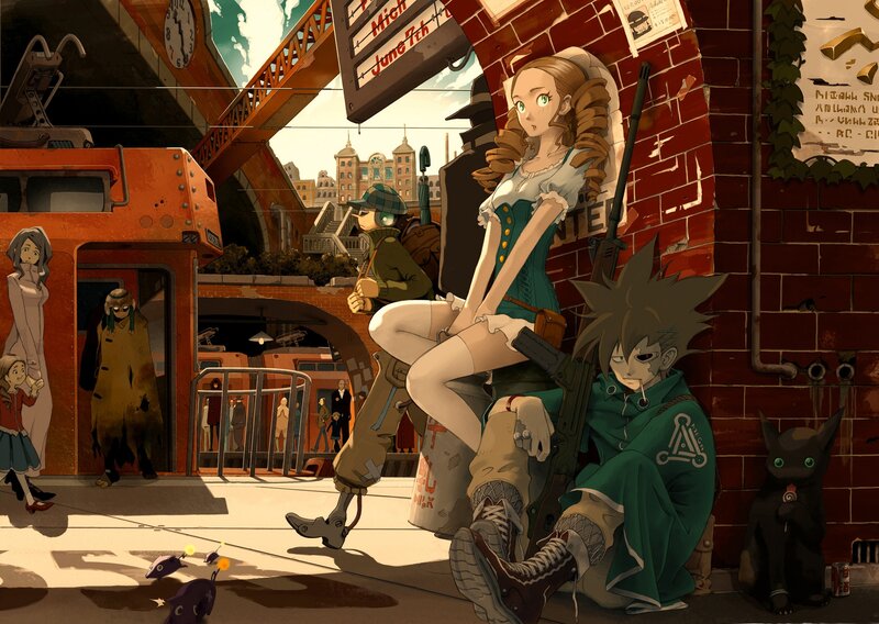 Anime Characters in Station