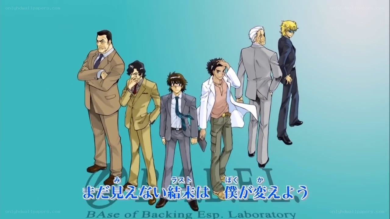 anime characters in suits
