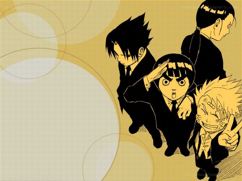 anime characters in suits