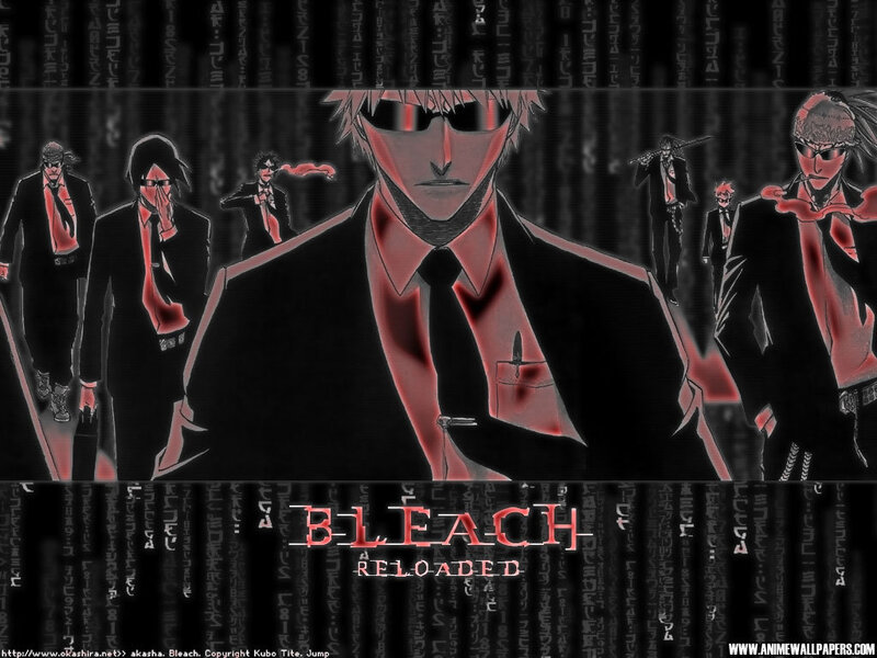 Anime Characters in Suits — Black, Dramatic, Manga, Sunglasses, Digital Matrix