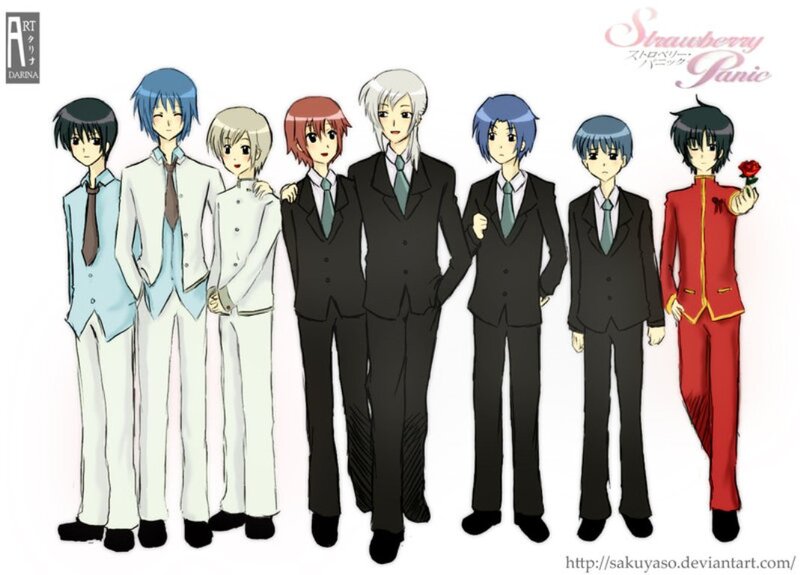 Anime Characters in Suits — Black, Formal, Manga