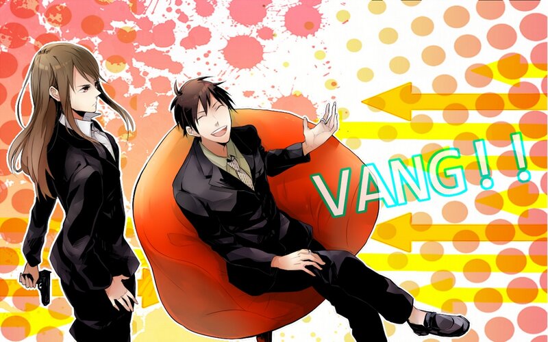 Anime Characters in Suits — Red, Dynamic