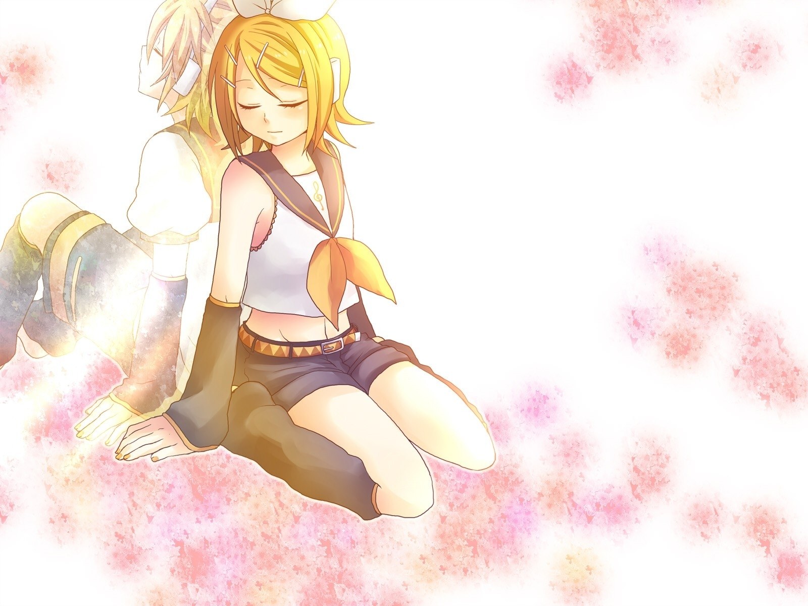 anime characters in sunlight