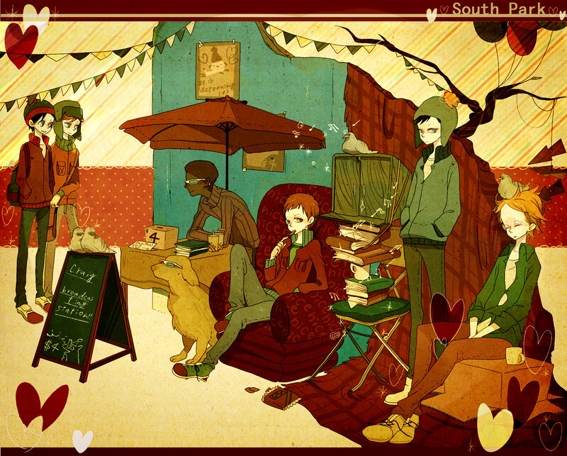 Anime Characters in Tent