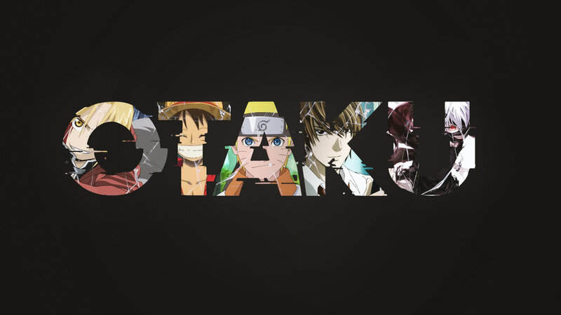 Anime Characters in Text — Black