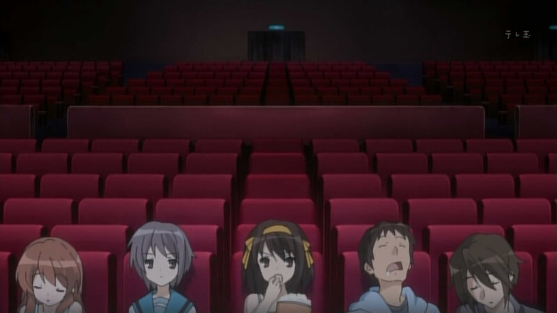 anime characters in theater