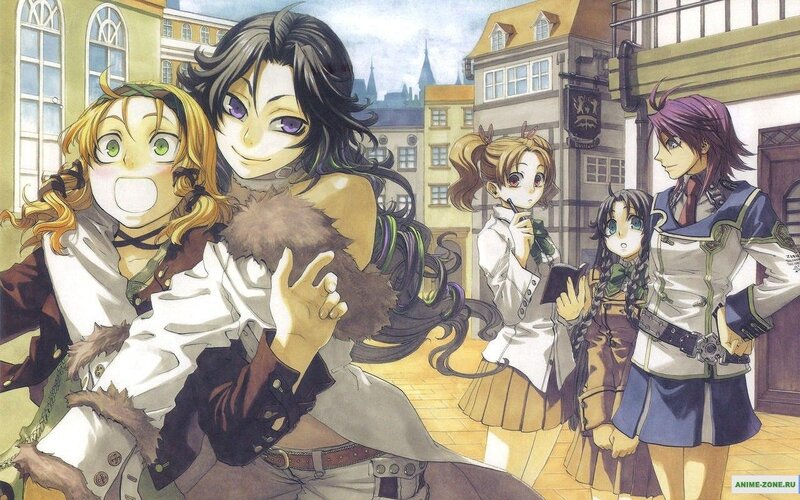 Anime Characters in Town — Brown