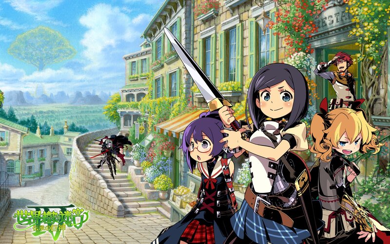 Anime Characters in Town — Green