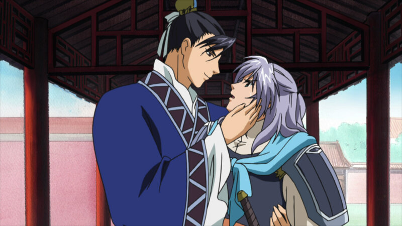 anime characters in traditional attire