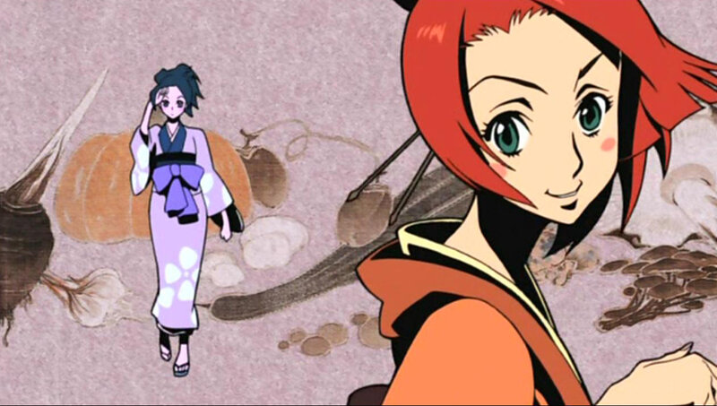 anime characters in traditional attire