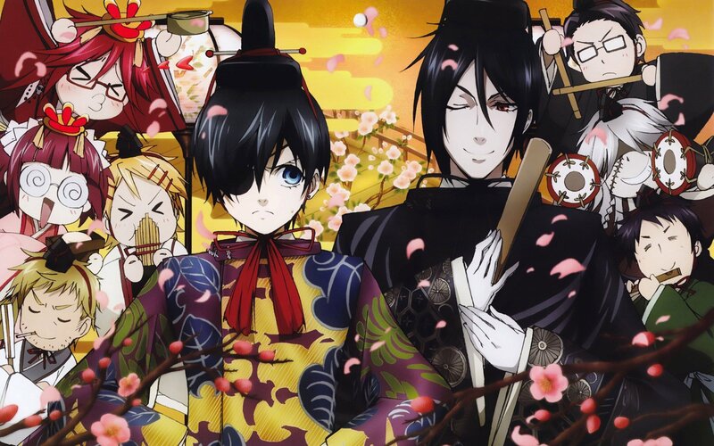anime characters in traditional attire