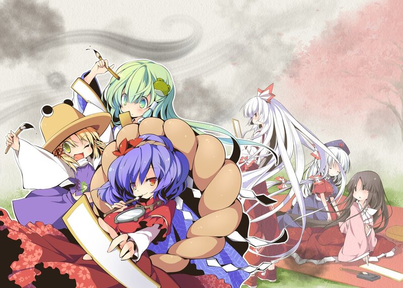 anime characters in traditional attire