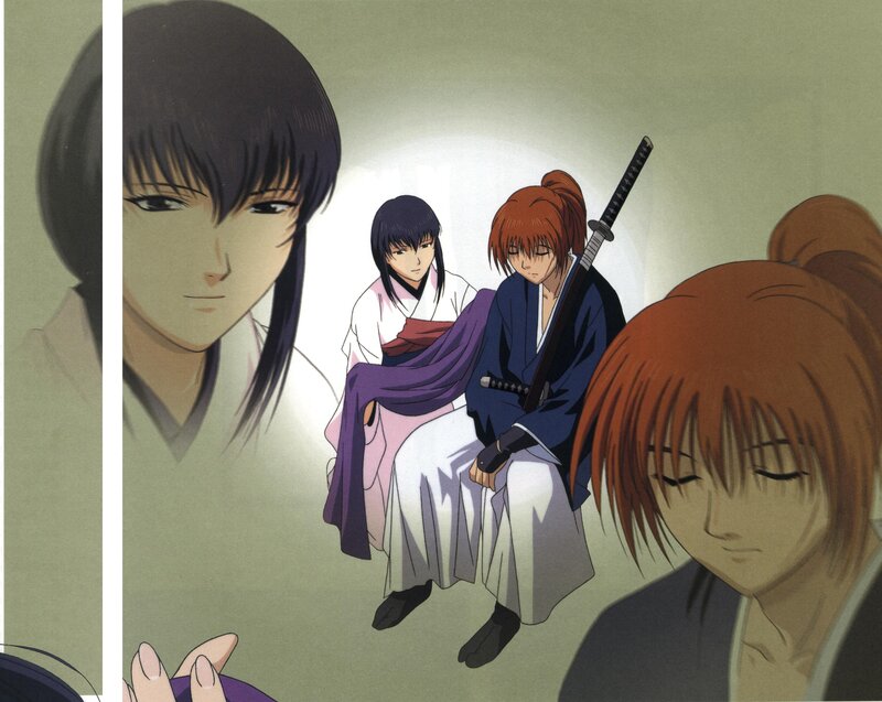 anime characters in traditional attire