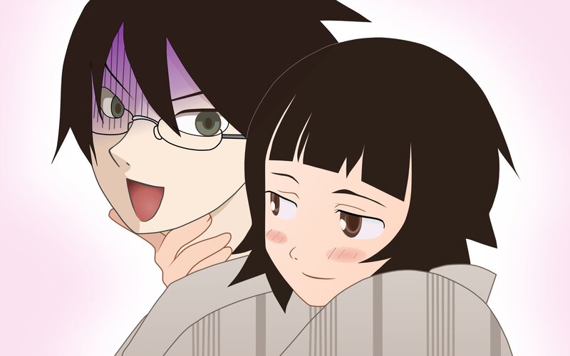 anime characters in traditional clothing