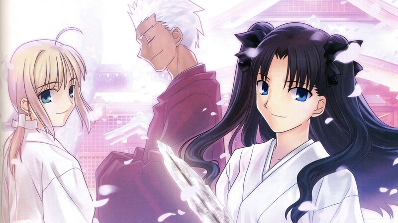 anime characters in traditional clothing