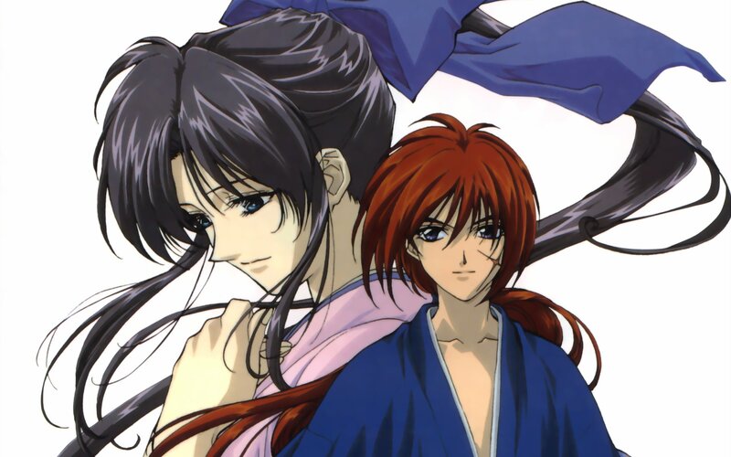 anime characters in traditional clothing
