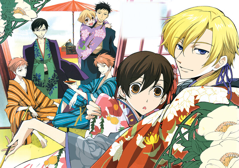 anime characters in traditional clothing