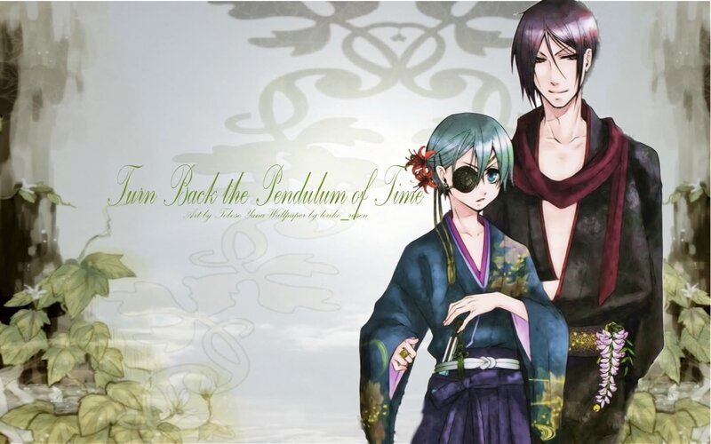 anime characters in traditional clothing
