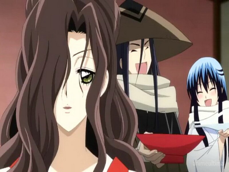 Anime Characters in Traditional Clothing — Brown