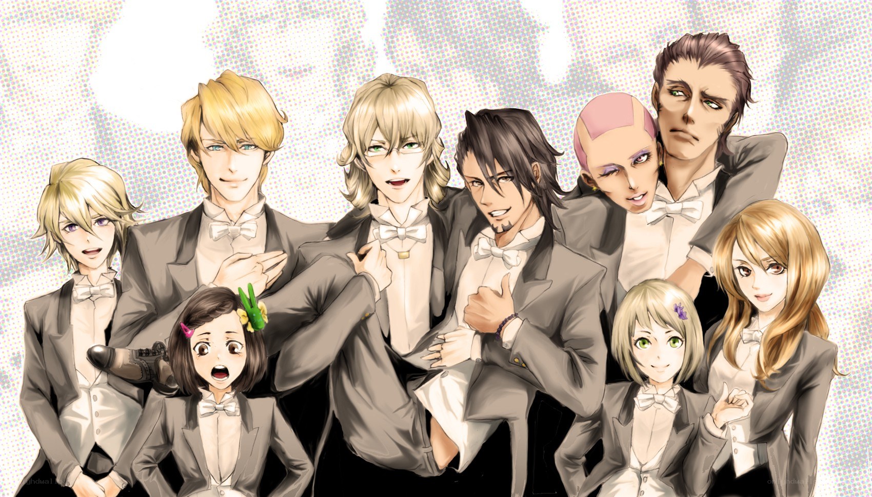 anime characters in tuxedos