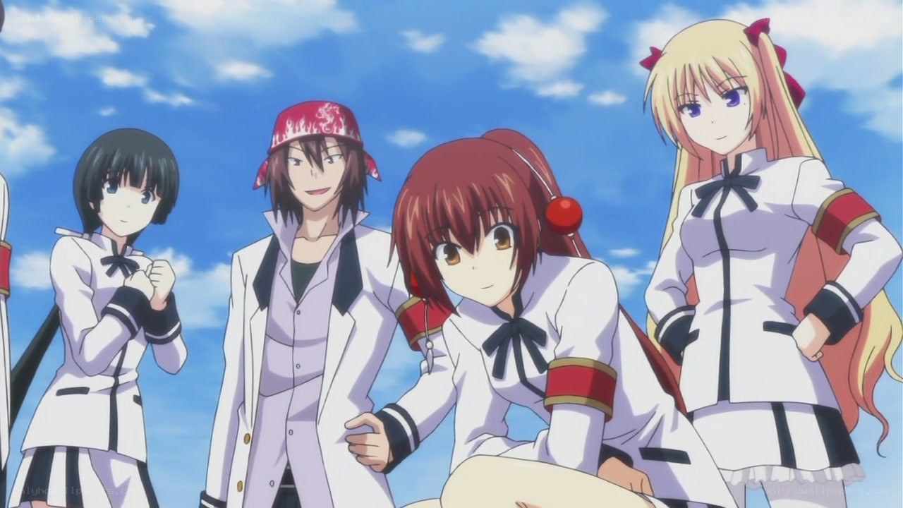 anime characters in uniform