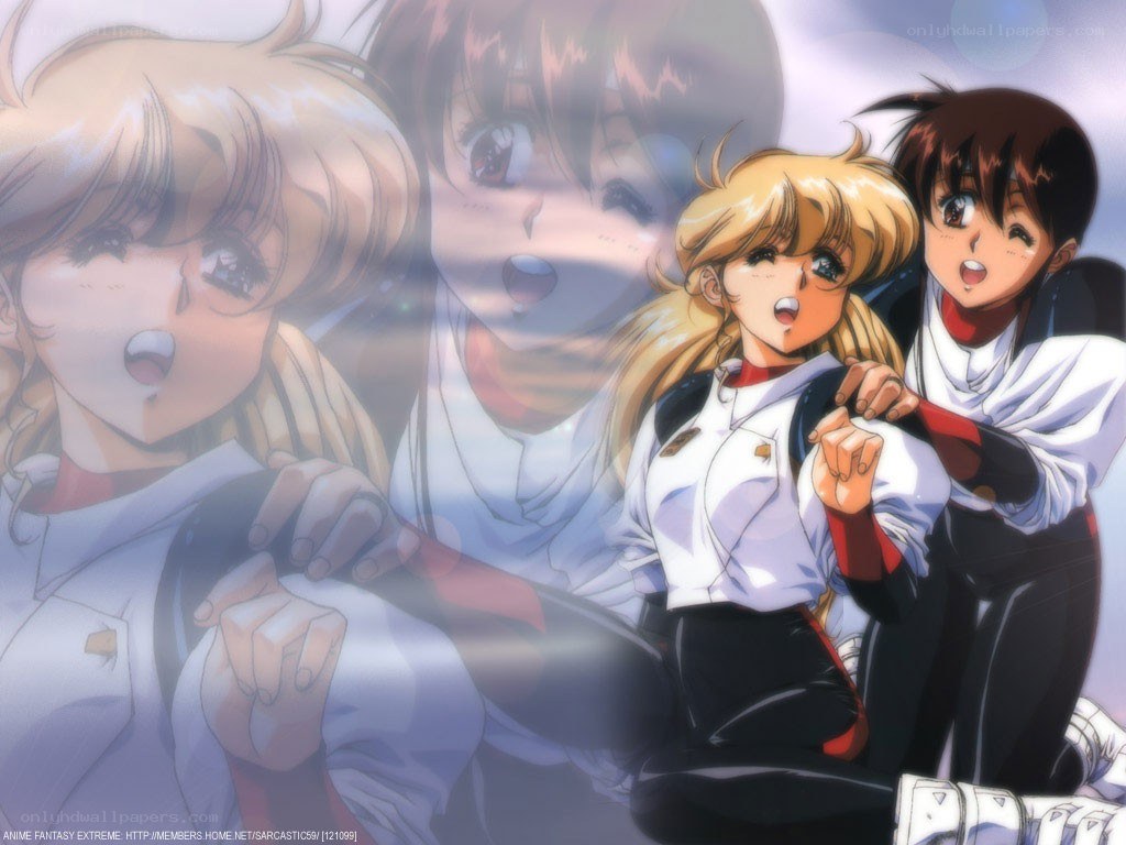 anime characters in uniform