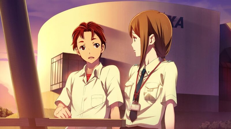 Anime characters in uniform